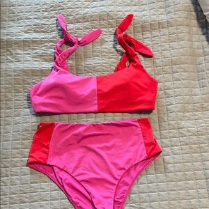 Carve Designs Pink and Red Bikini
